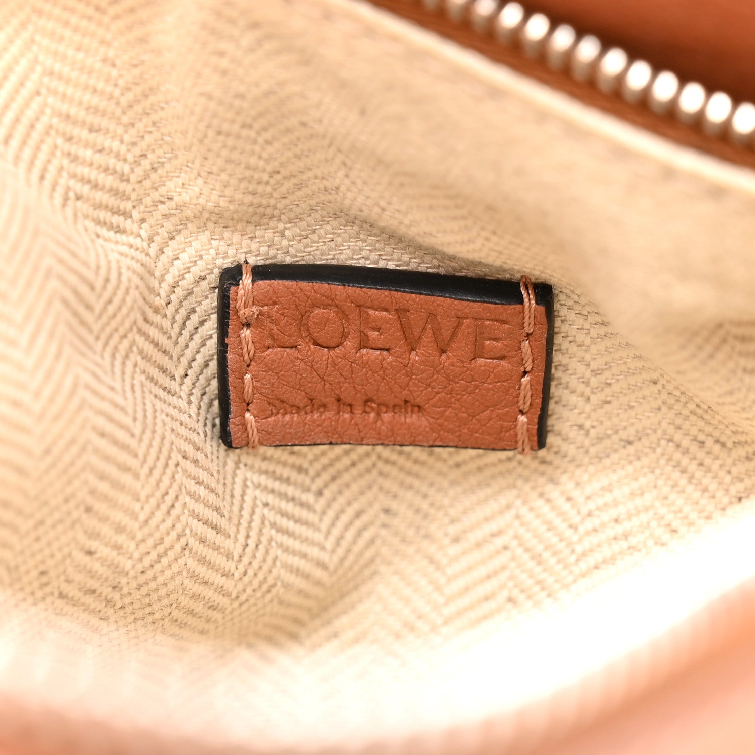 Loewe Calfskin Mini Puzzle Bag Tan 6 of 13