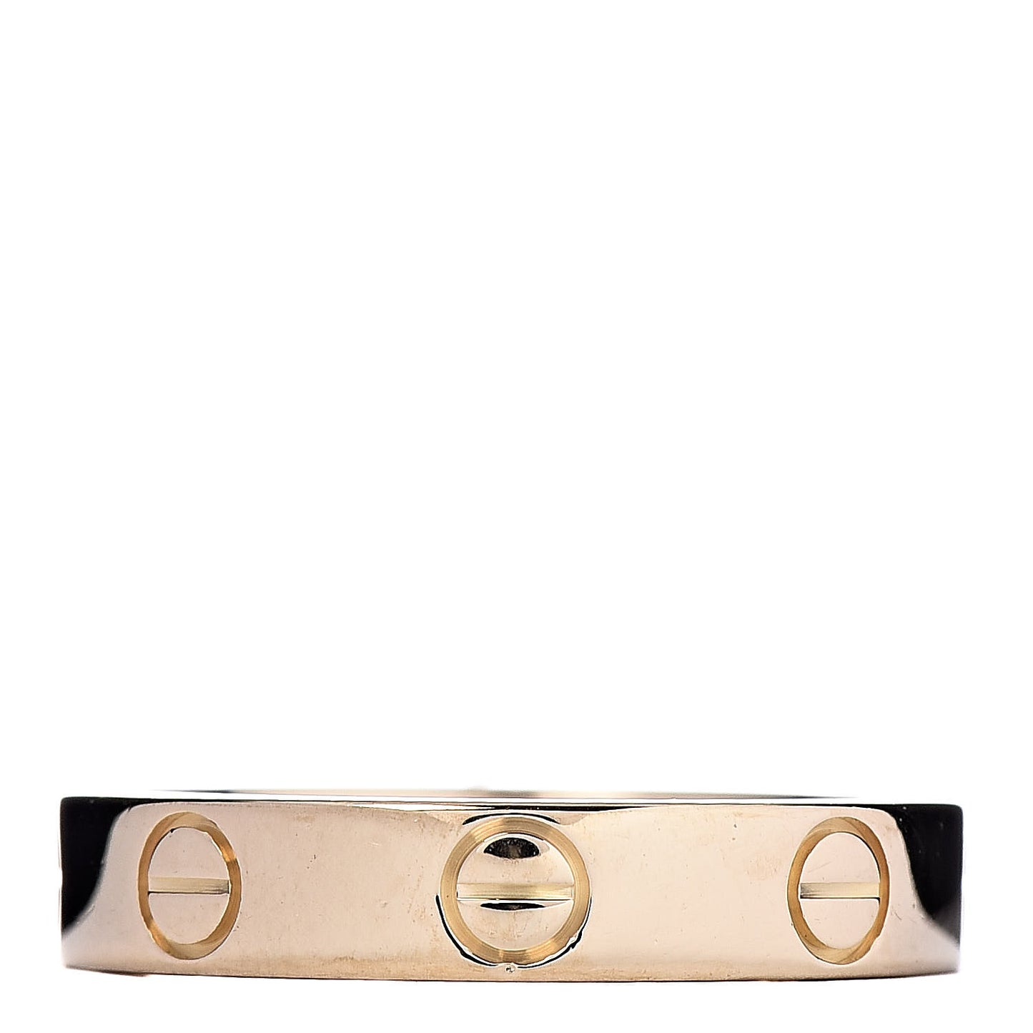 18K Yellow Gold 3.5mm LOVE Wedding Band Ring 49 5