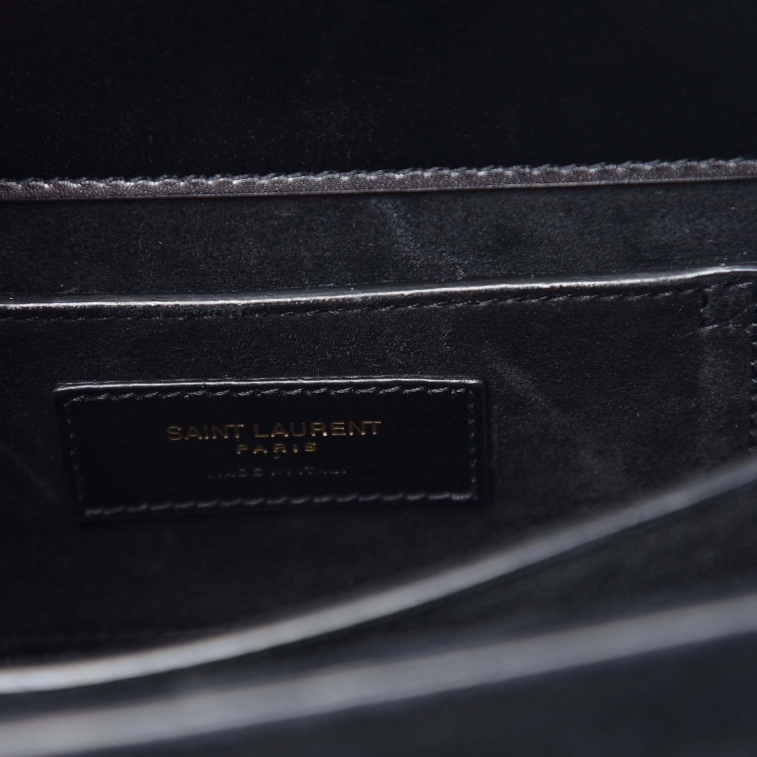 Saint Laurent Suede Leopard Print Mini Classic Monogram Cassandra Top Handle Manto Naturale Black 5 of 8