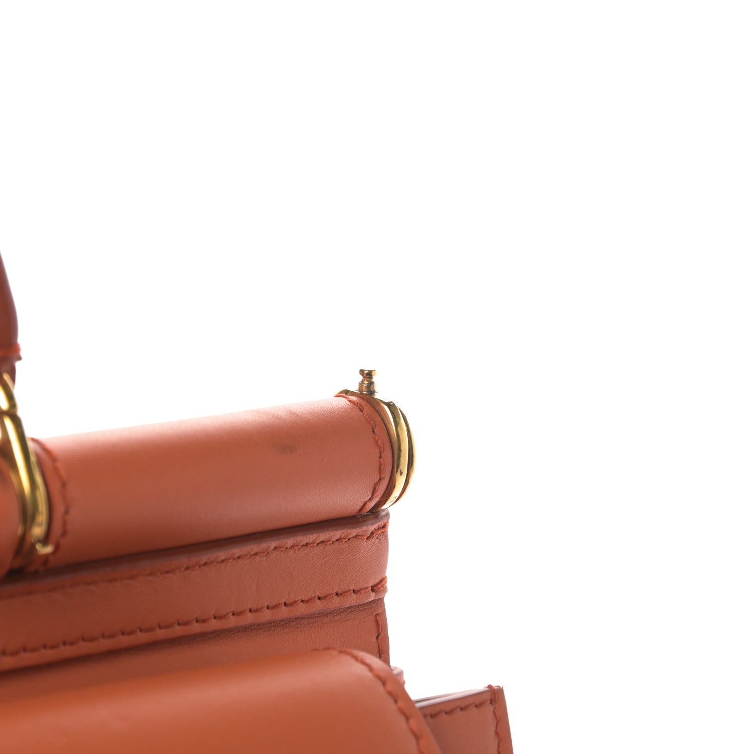 Dolce & Gabbana Vitello Morbido Large Sicily 58 Bag Orange 17 of 17