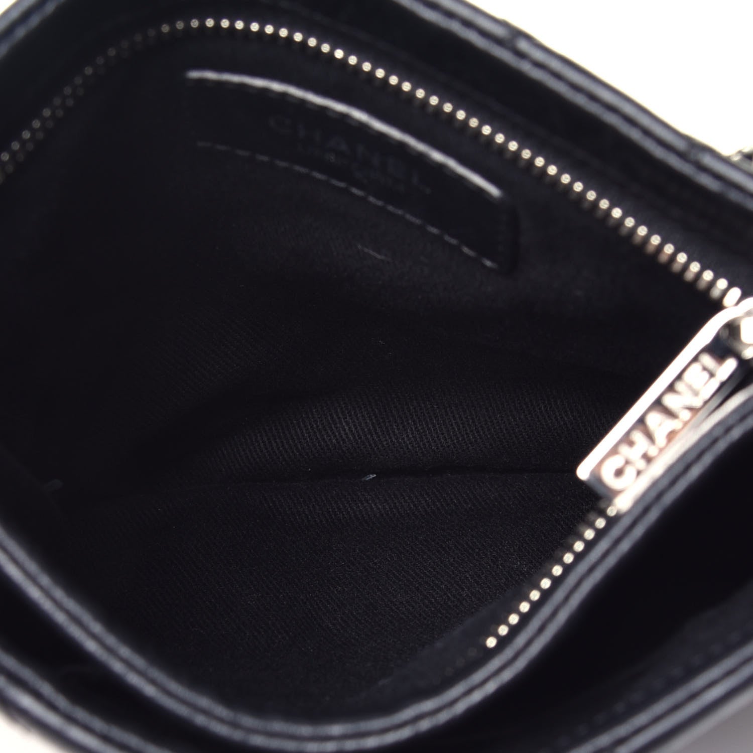 Chanel Calfskin Quilted Crossbody Bag Black 5 of 10