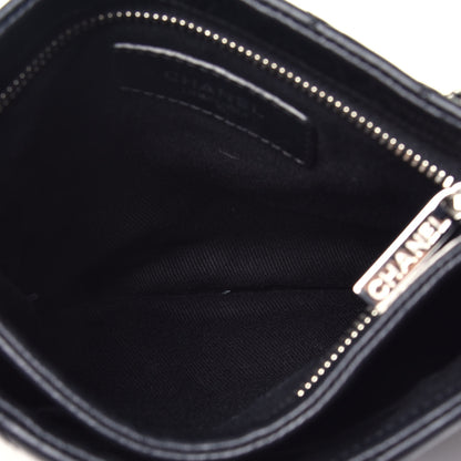 Chanel Calfskin Quilted Crossbody Bag Black 5 of 10