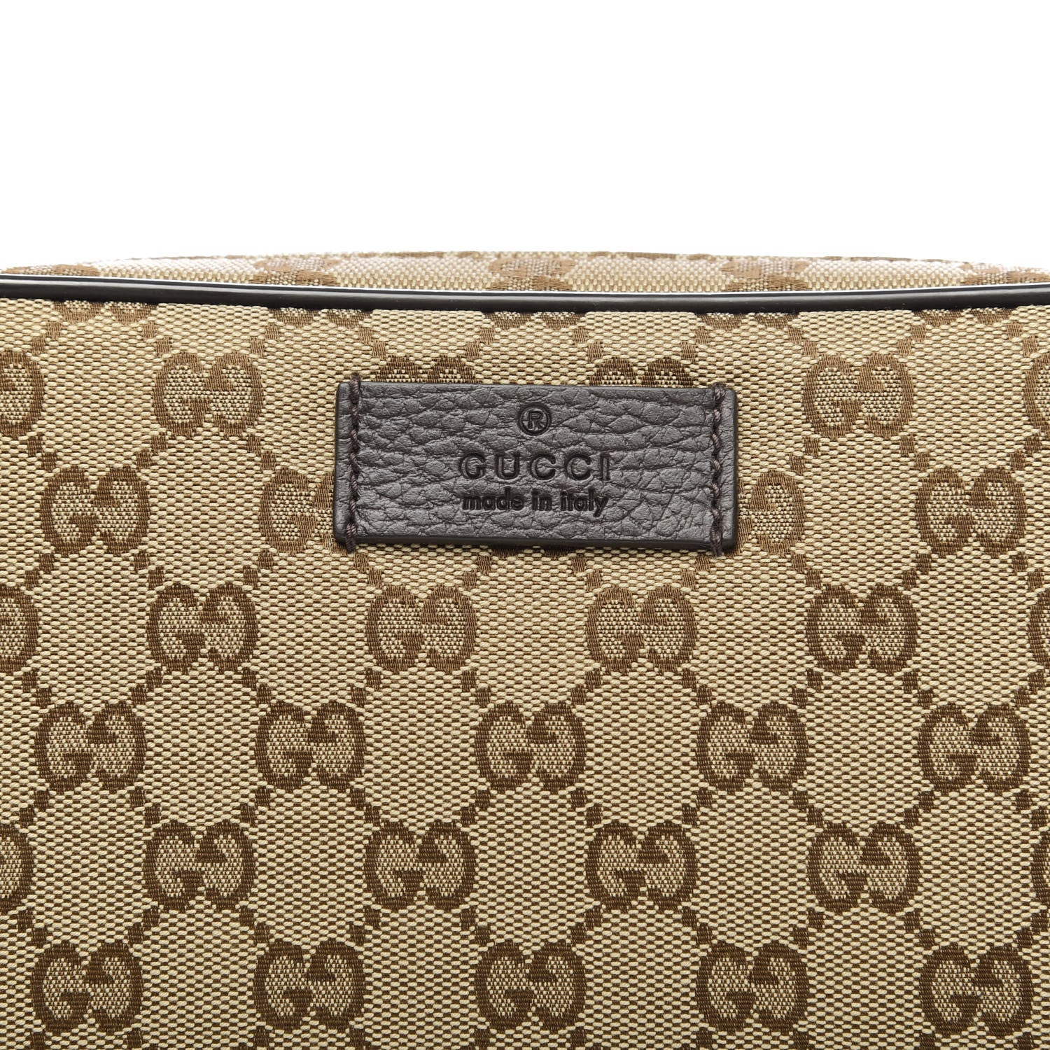 Gucci Monogram Belt Bag Dark Brown 10 of 10