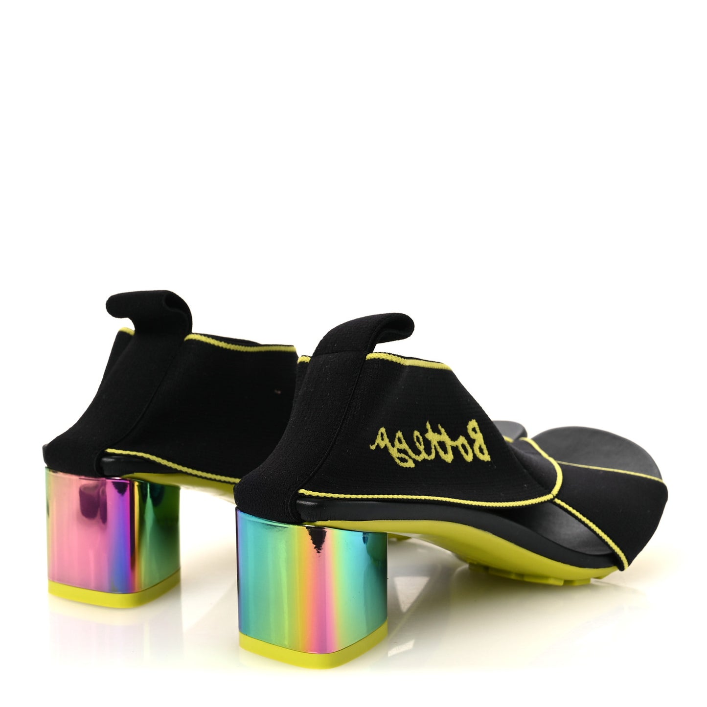 Nylon Stretch Flex Sandal  37 Black