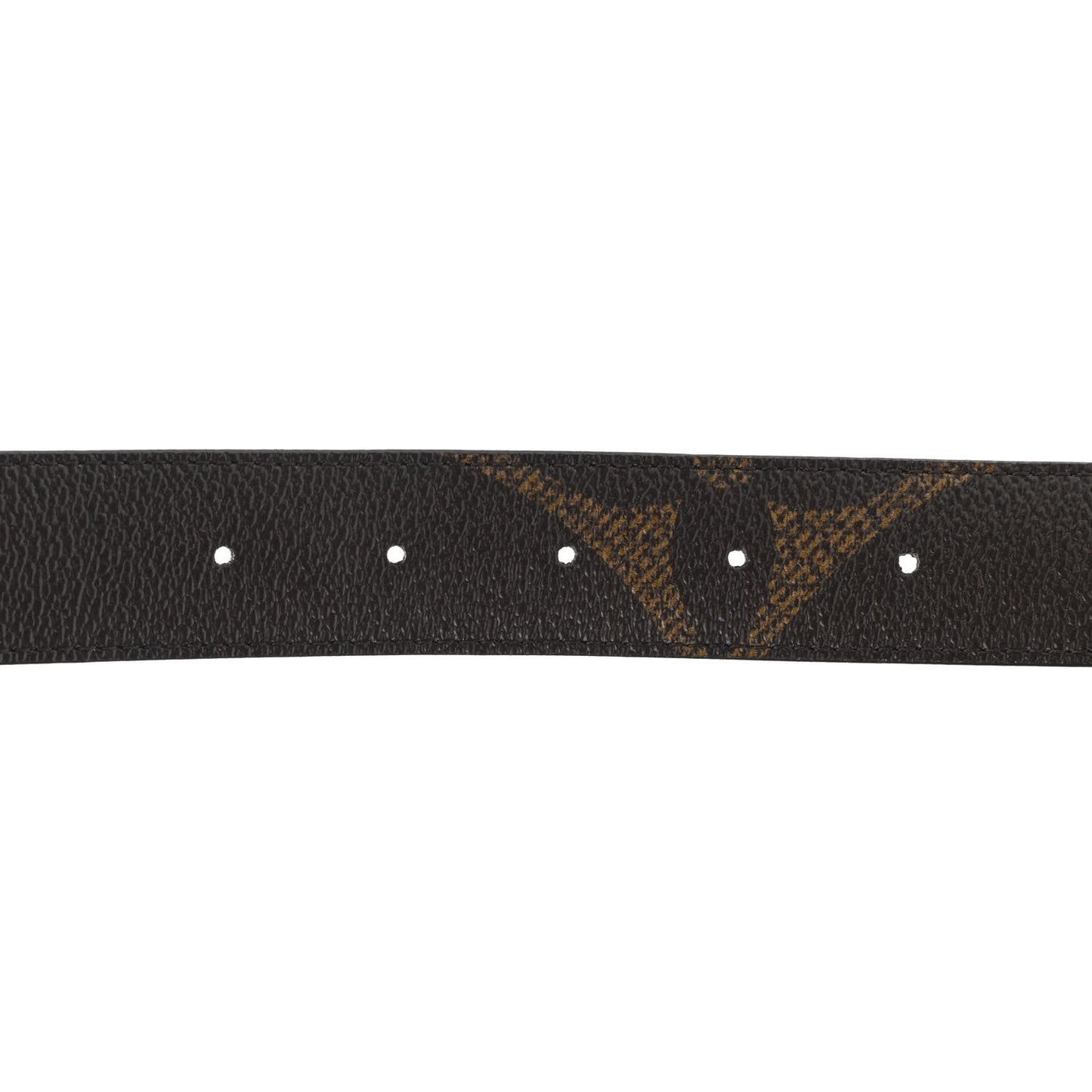Calfskin Monogram 30mm LV Initiales Reversible Belt 90 36 Black