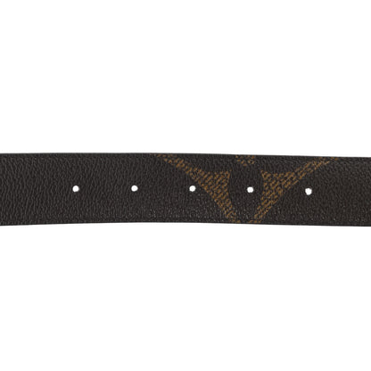 Louis Vuitton Calfskin Monogram 30mm LV Initiales Reversible Belt 90 36 Black 4 of 6