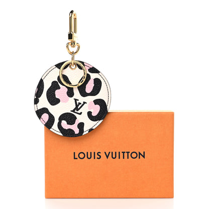 Louis Vuitton Monogram Wild At Heart Illustre Bag Charm Key Ring Black 4 of 4