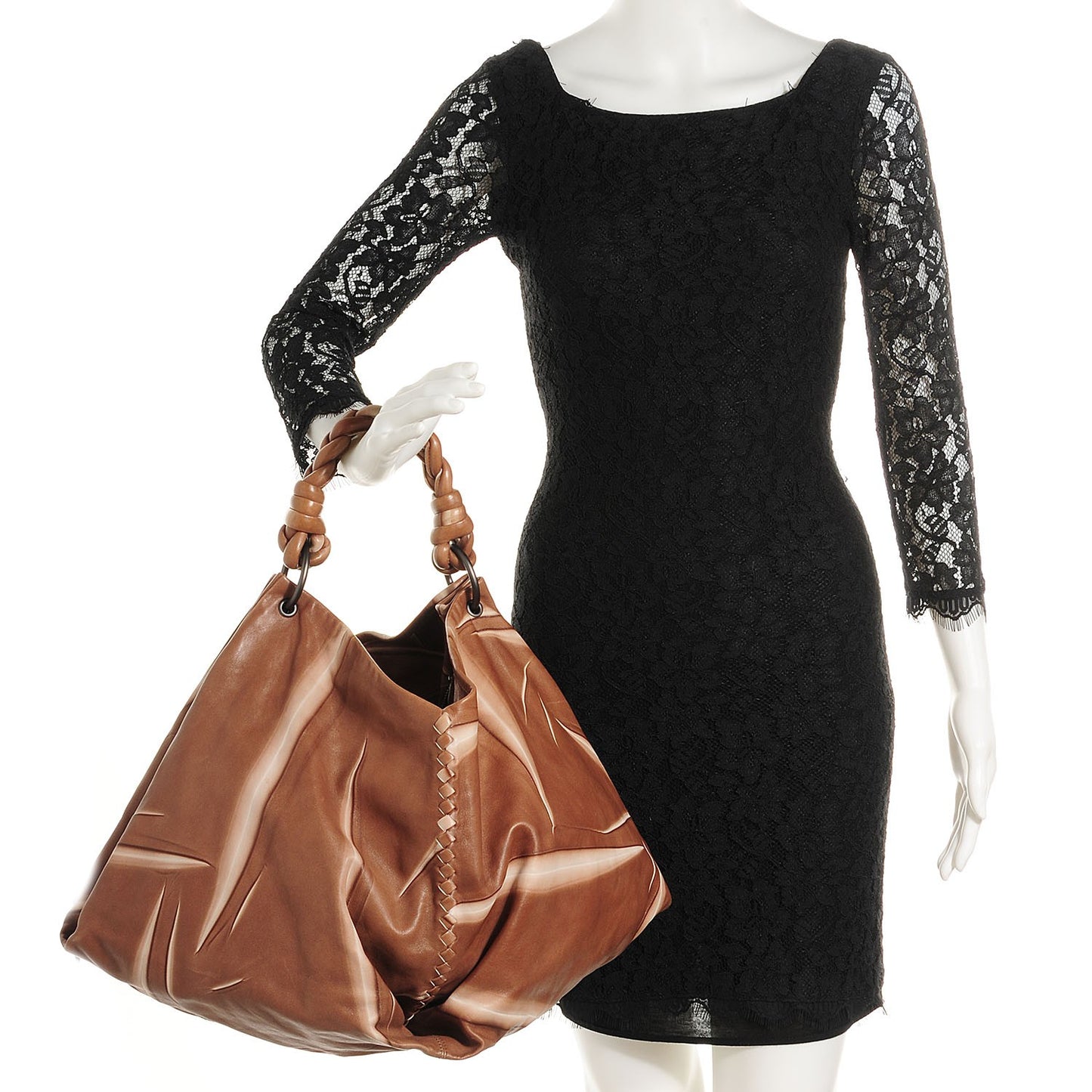Intrecciato Nappa Aquilone Fortune Cookie Hobo Cigar