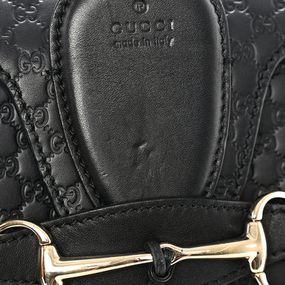 Gucci Microguccissima Medium Emily Chain Shoulder Bag Black 12 of 12