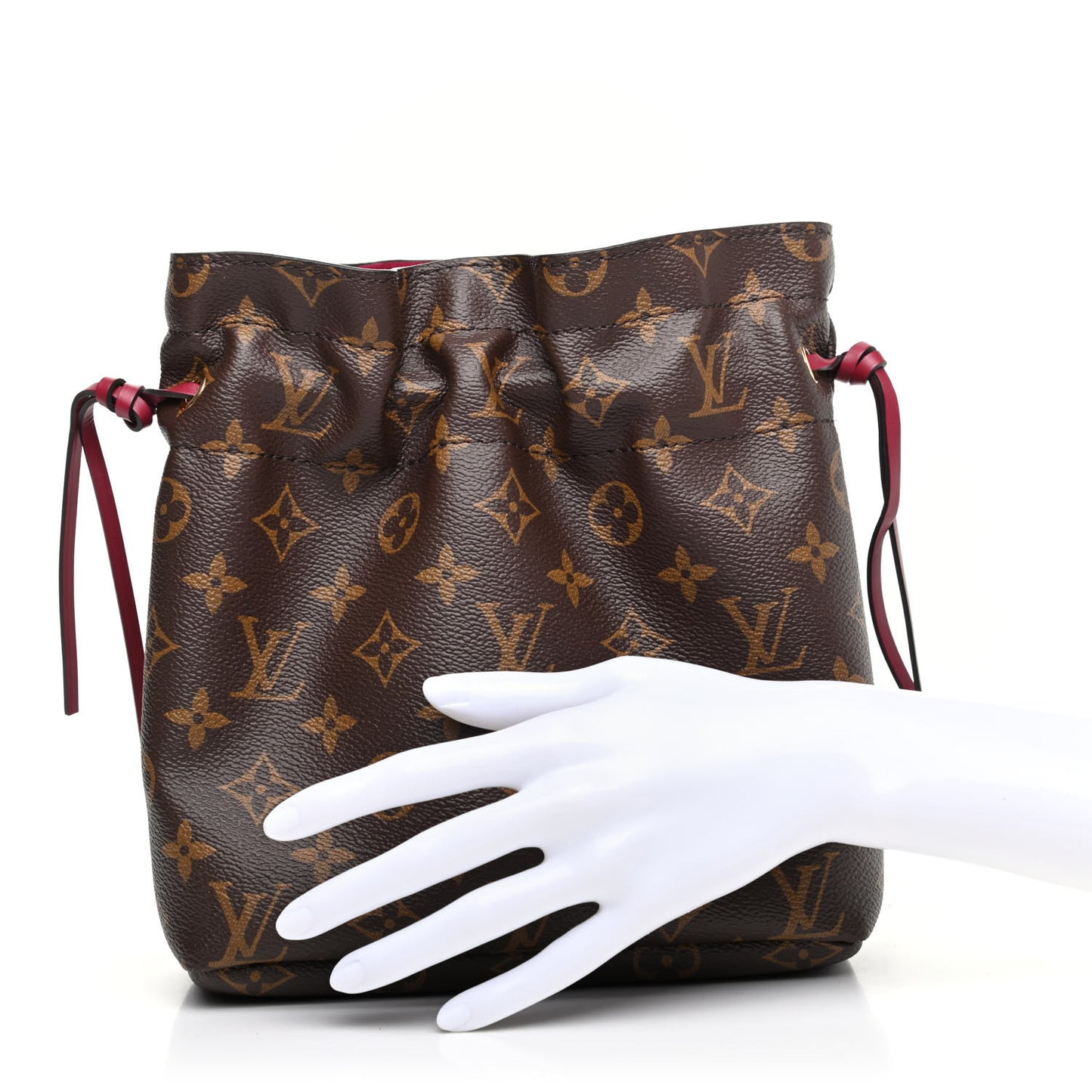Monogram Pouch Noe Fuchsia