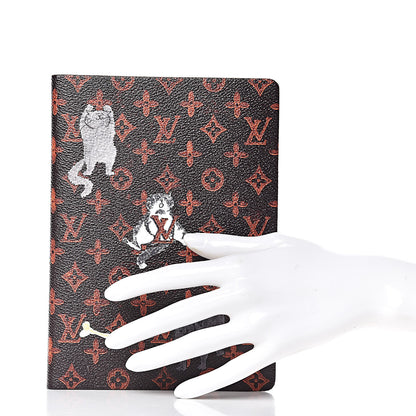 Louis Vuitton Catogram Clemence Notebook MM Marron 2 of 8