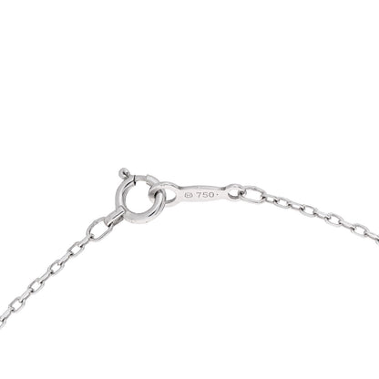 Mikimoto 18K White Gold Diamond Akoya Pearl 6mm Drop Pendant Necklace 5 of 7