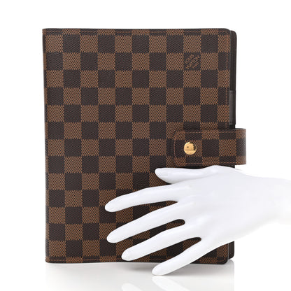 Louis Vuitton Damier Ebene Large Ring Agenda Cover 2 of 6