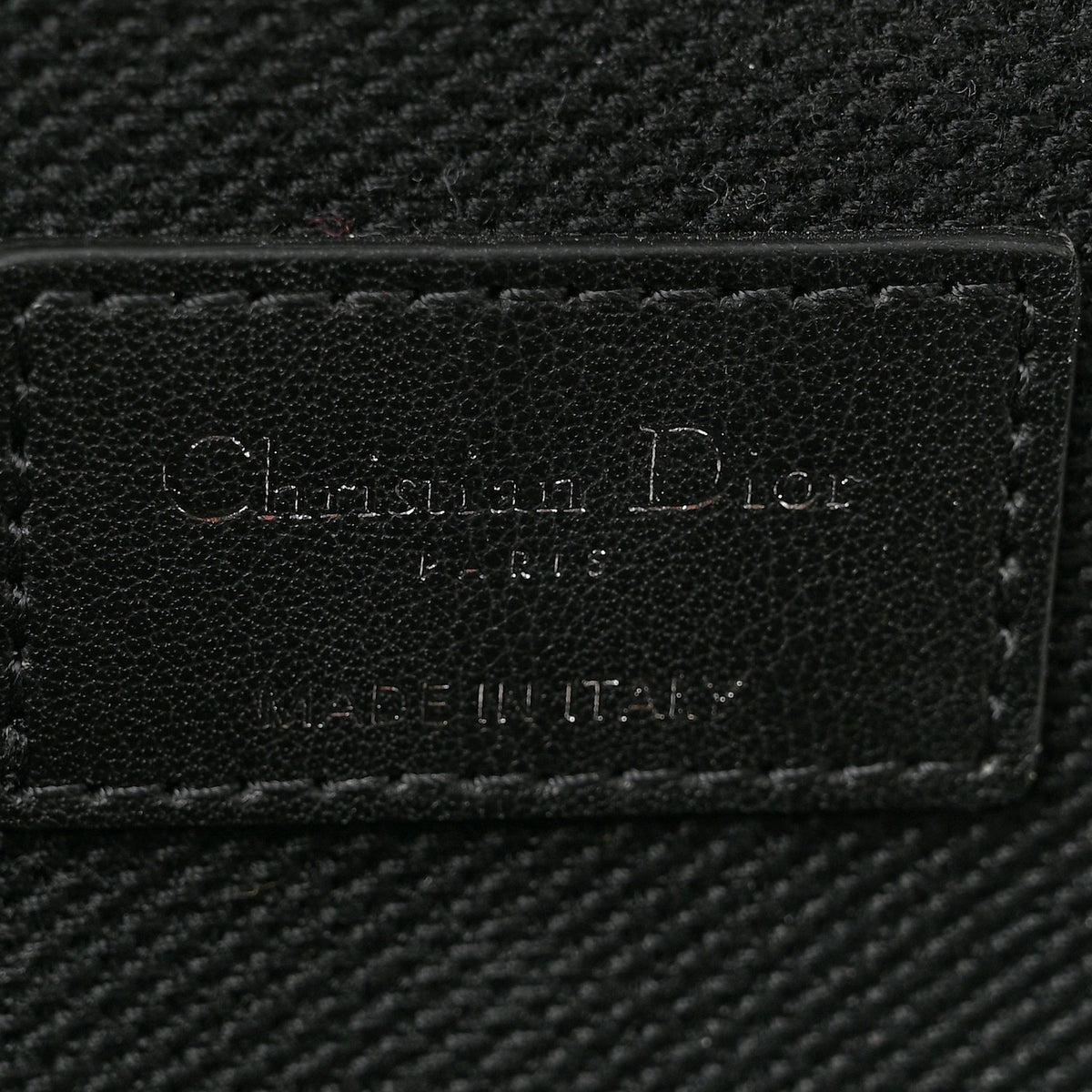 Mesh Embroidered Diortravel Vanity Case Black