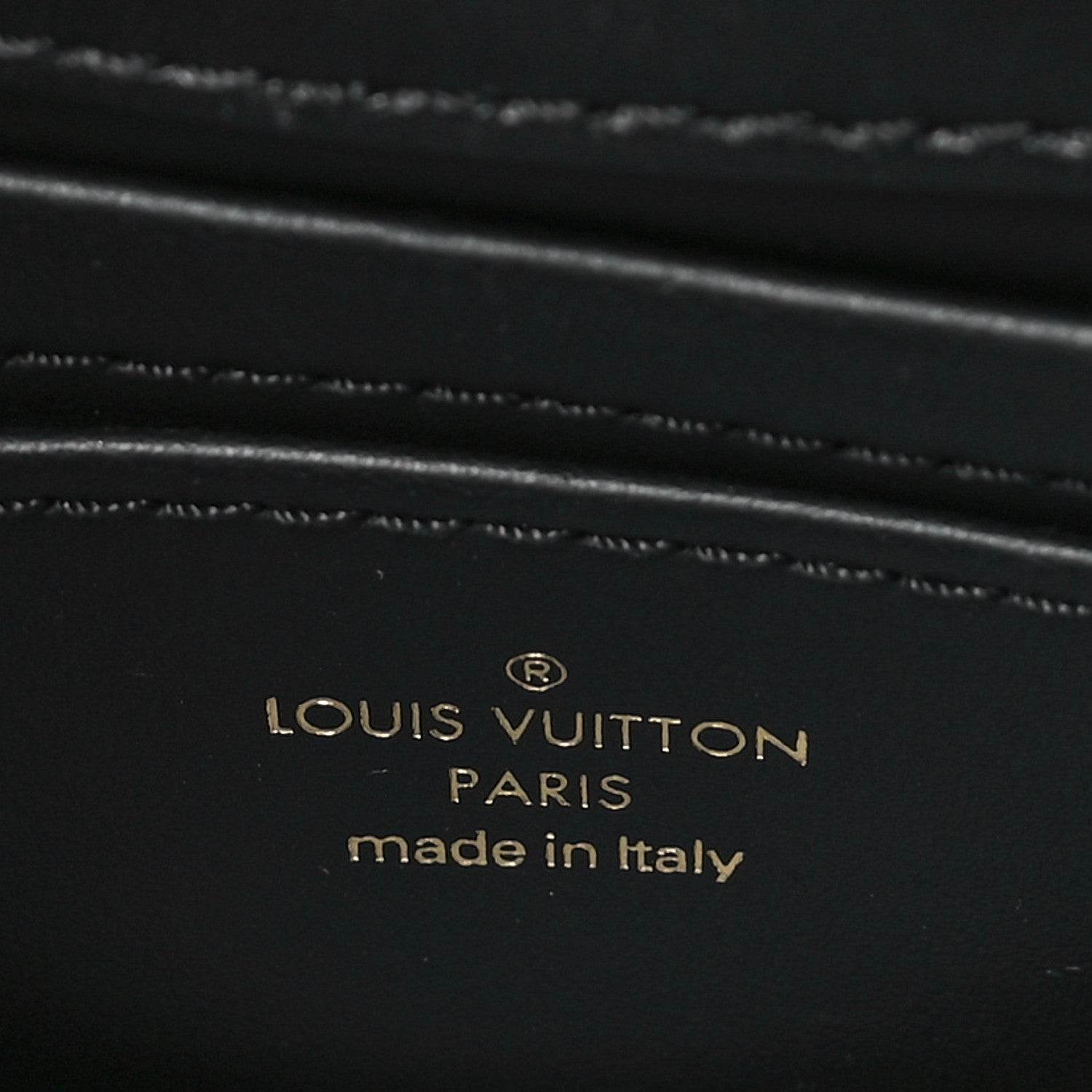 Louis Vuitton Lambskin Malletage GO-14 PM NM Black 6 of 9