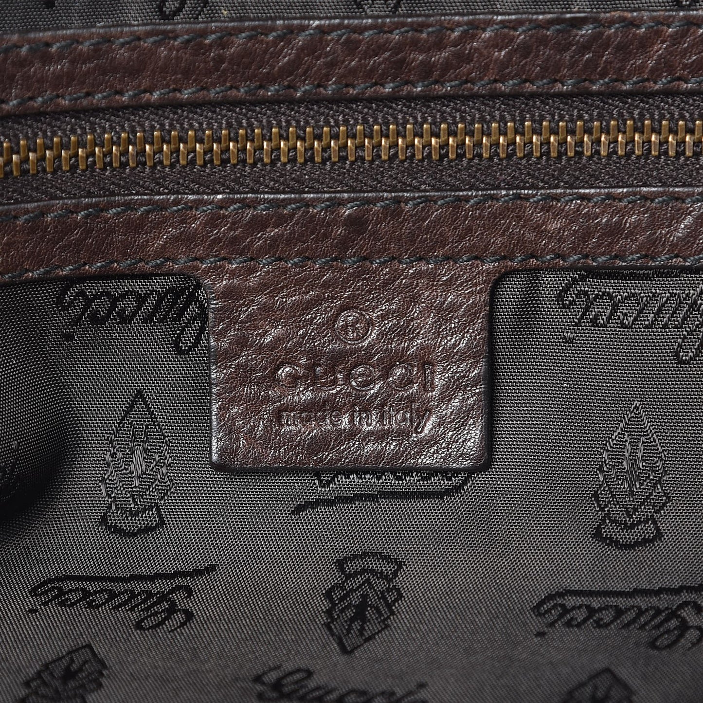Calfskin Large Babouska Dome Satchel Dark Brown