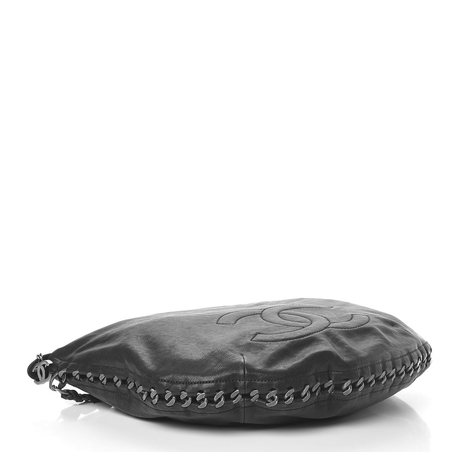 Chanel Calfskin Modern Chain Hobo Black 5 of 12
