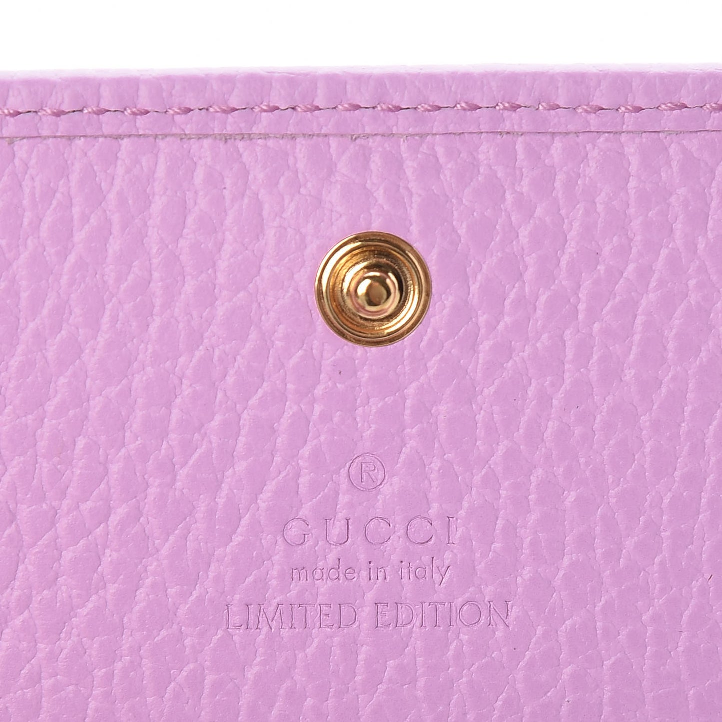 Dollar Calfskin Bosco Card Case Wallet Malva