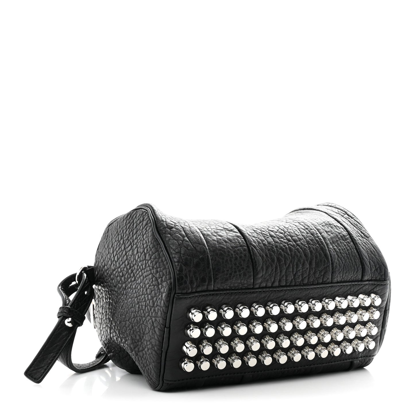 Pebbled Lambskin Rockie Black Rhodium Hardware