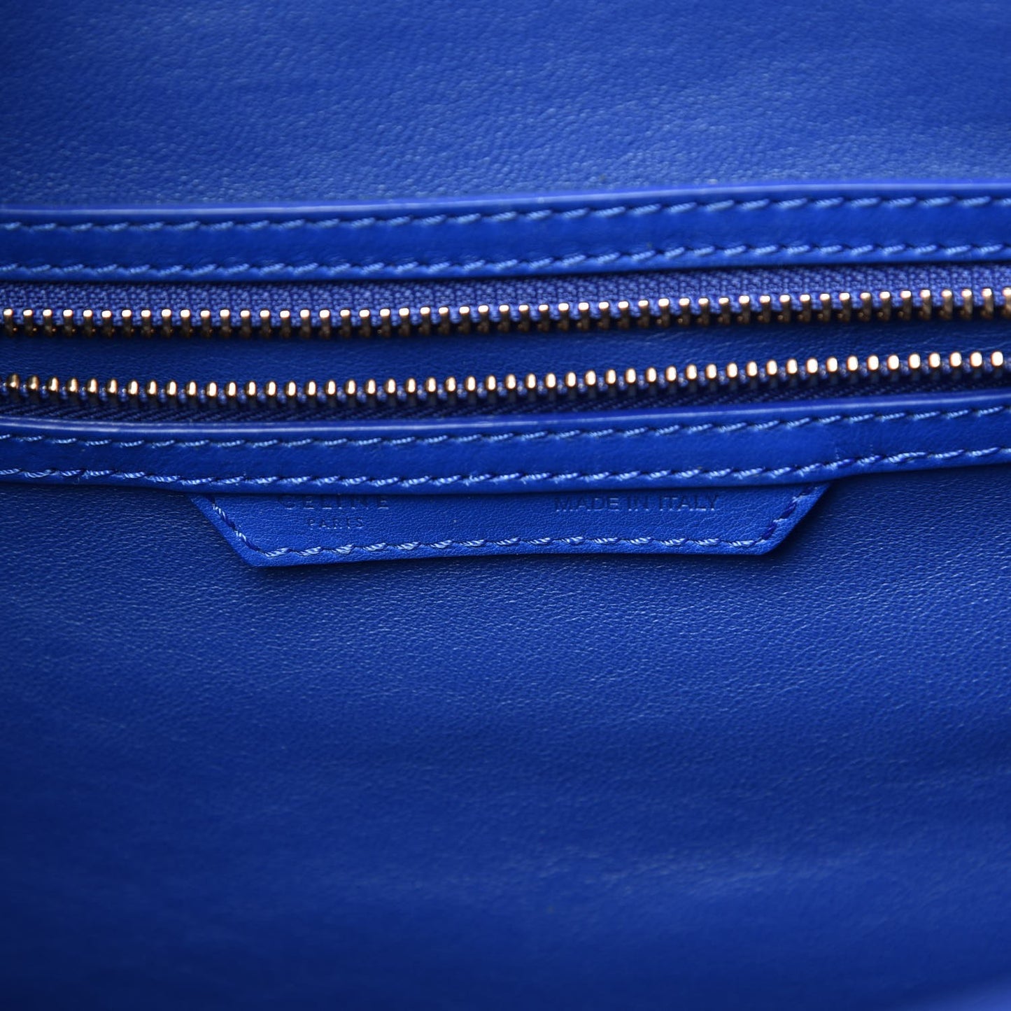 Smooth Calfskin Mini Luggage Royal Blue