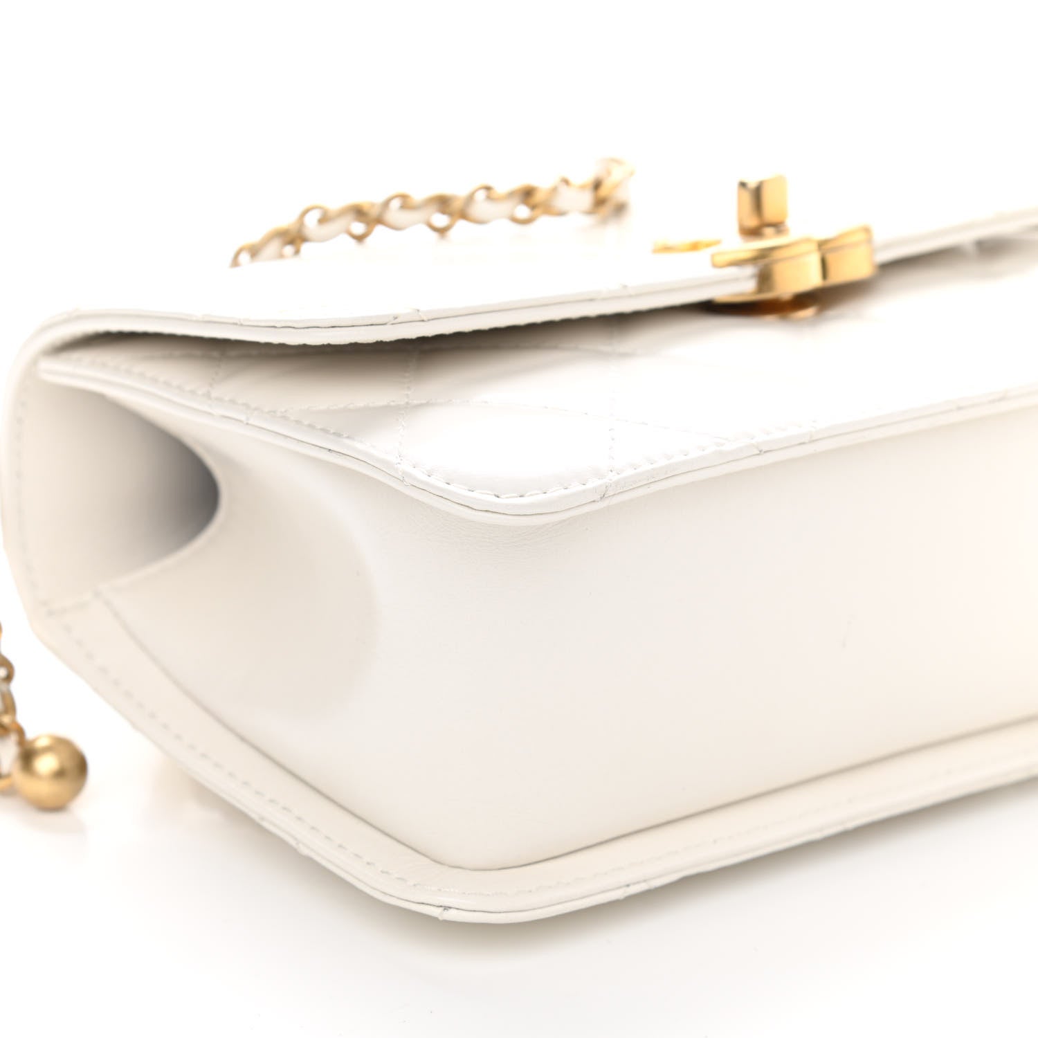 Chanel Calfskin Quilted Mini Perfect Fit Flap White 8 of 9