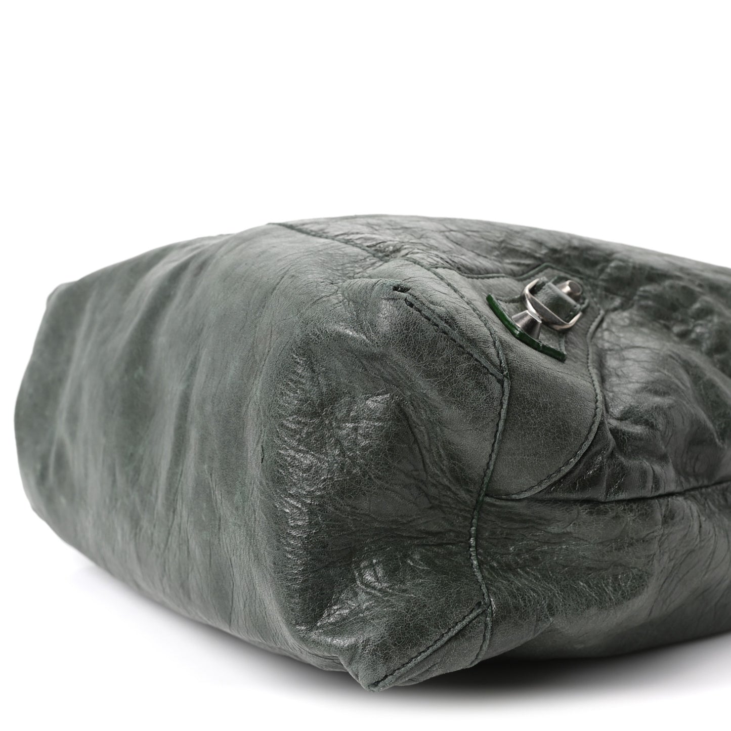 Agneau Classic Hardware Day Hobo Green