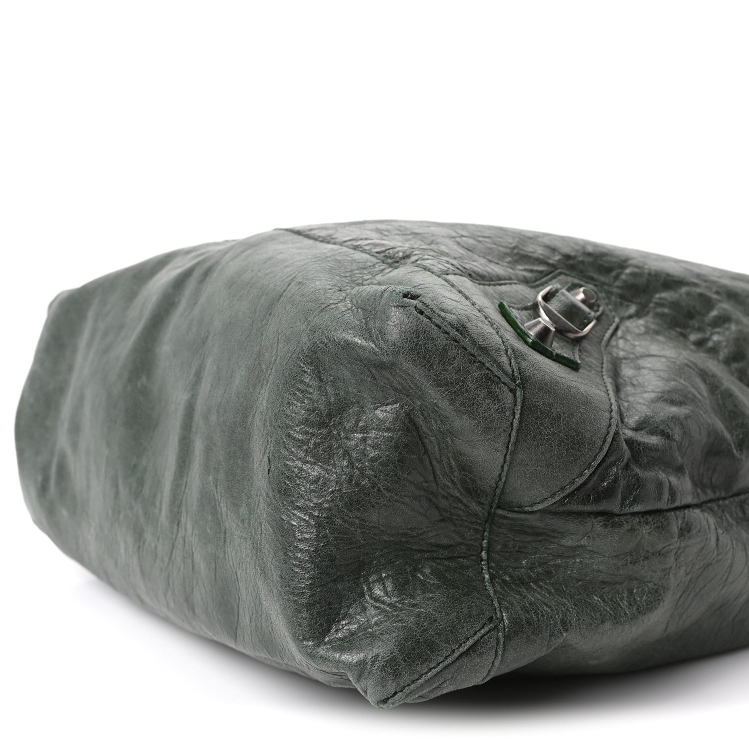 Balenciaga Agneau Classic Hardware Day Hobo Green 10 of 10