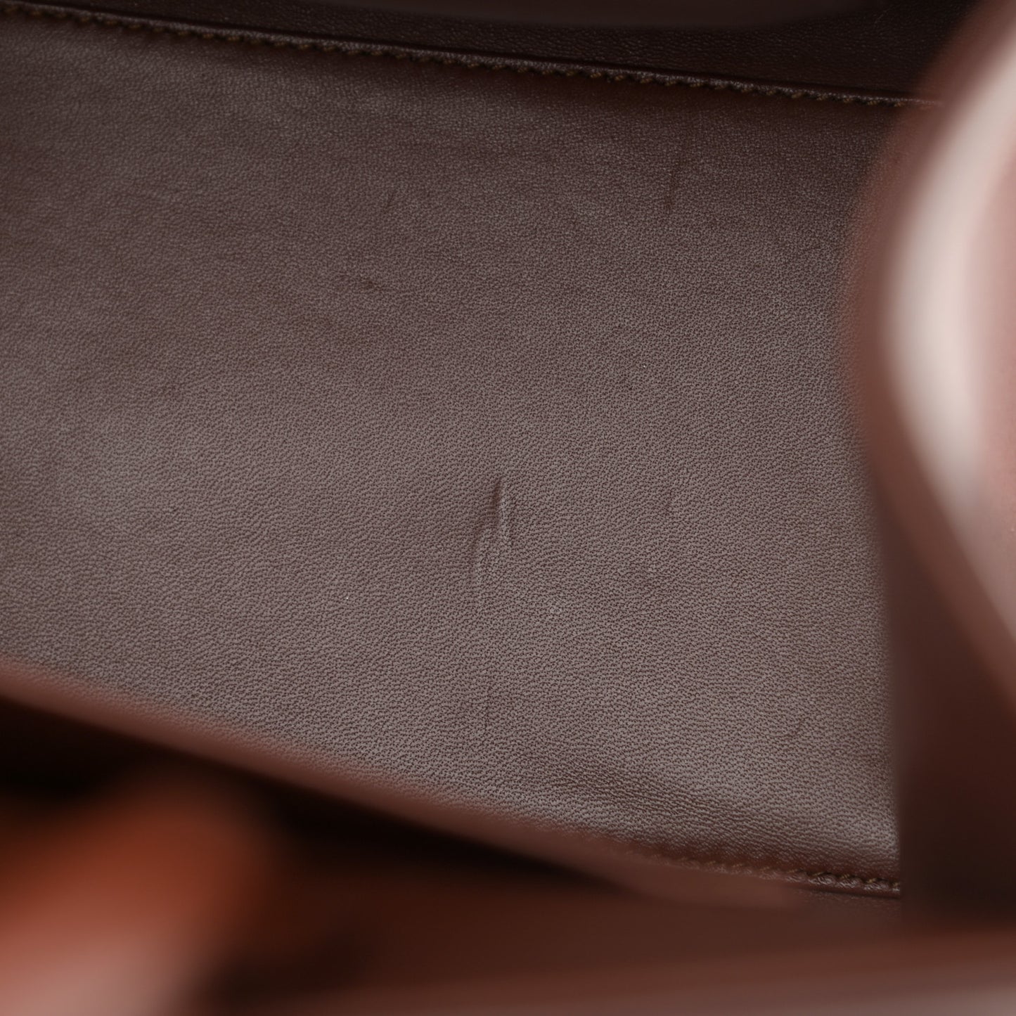 Smooth Calfskin Medium Diorever Flap Brown