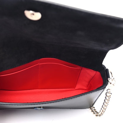 Christian Louboutin Calfskin Spiked Zoompouch Crossbody Black 4 of 4