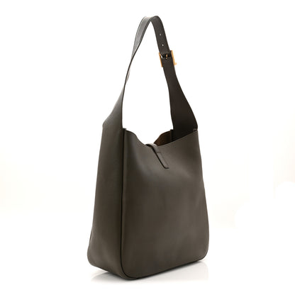 Saint Laurent Smooth Calfskin Large Le 5 A 7 Soft Hobo Light Musk 3 of 10