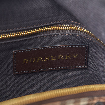 Burberry Haymarket Check Small Salisbury Tote Chocolate 6 of 9