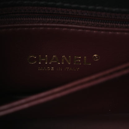 Chanel Caviar Lizard Embossed Quilted Mini Coco Handle Flap Black 10 of 21