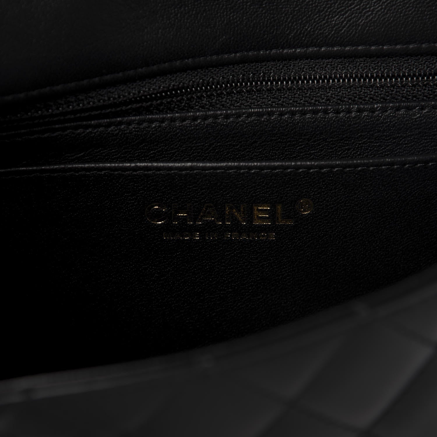 Chanel Lambskin Quilted Mini Rectangular Flap Black 8 of 10