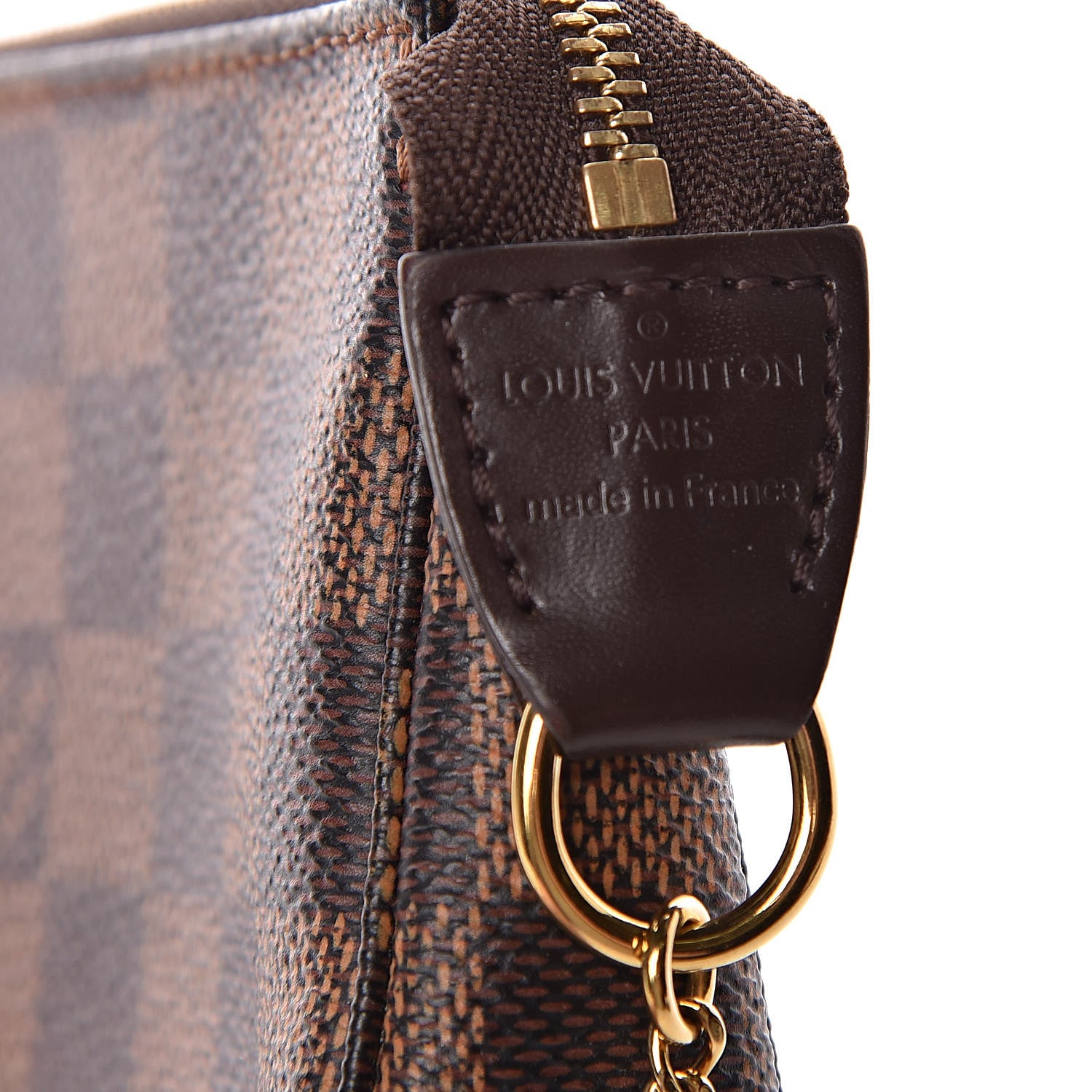 Louis Vuitton Damier Ebene Mini Pochette Accessories 7 of 8