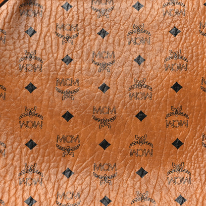 MCM Visetos Medium Crossbody Pouch Cognac 8 of 14