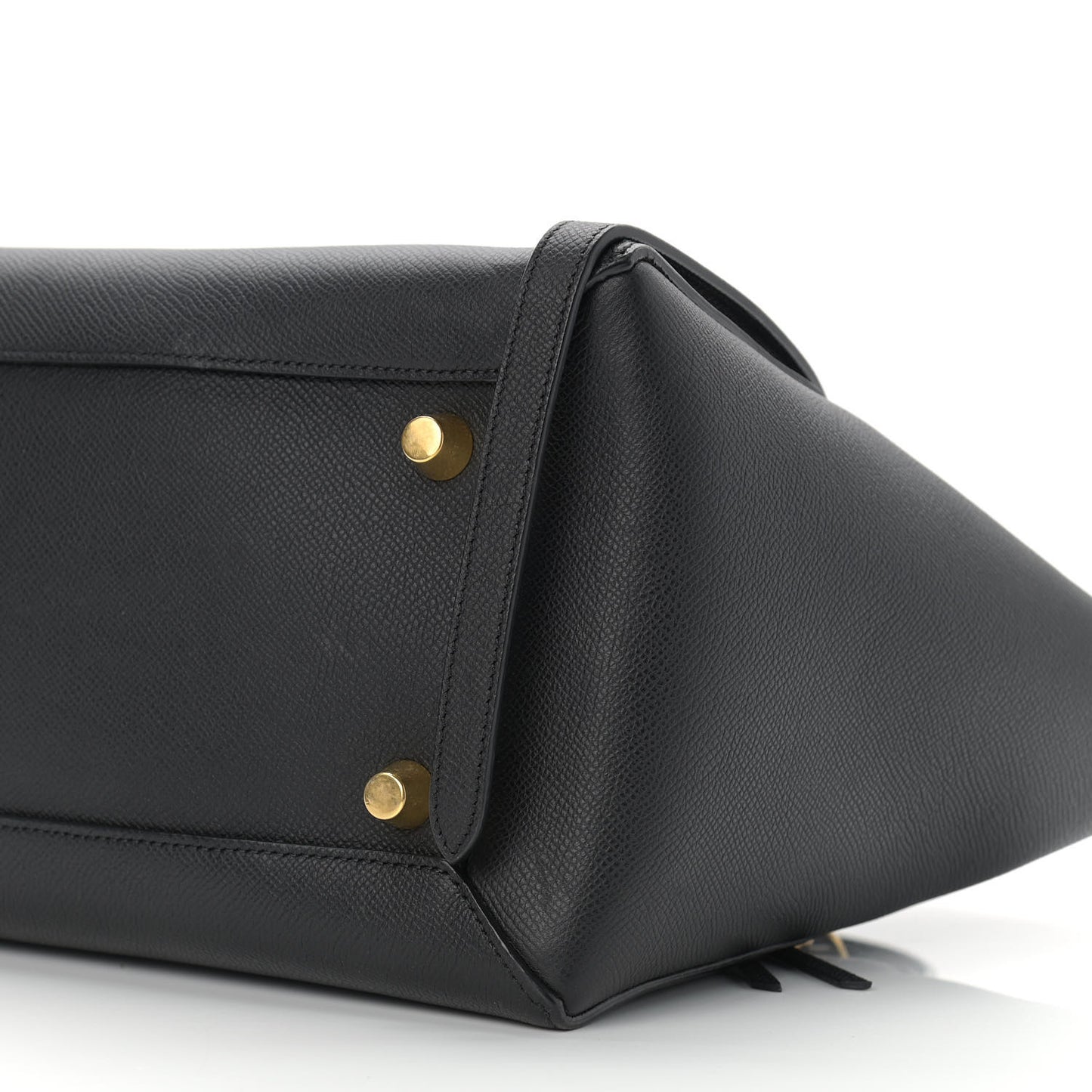 Grained Calfskin Mini Belt Bag Black