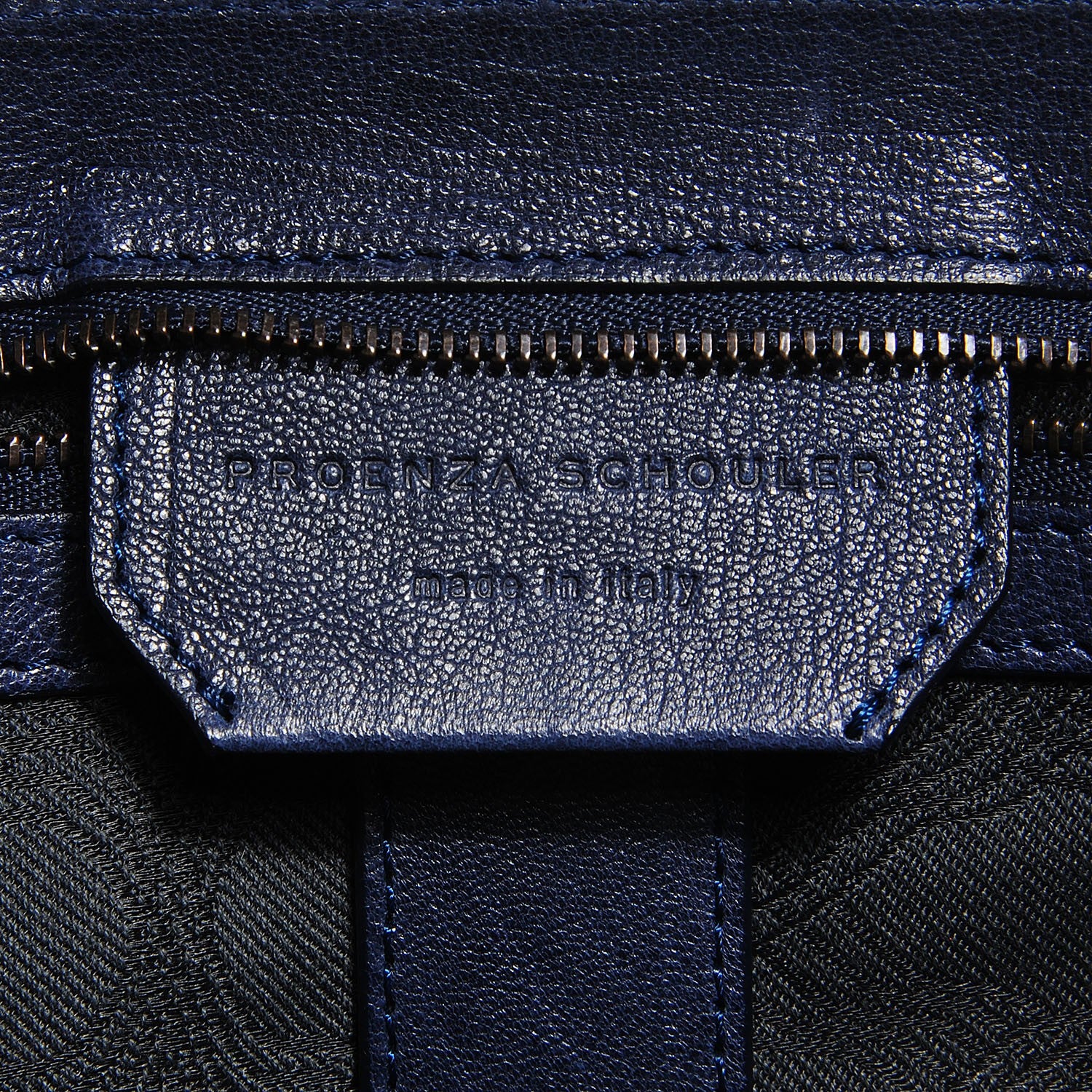 Proenza Schouler Lambskin Large PS1 Satchel Midnight 9 of 12