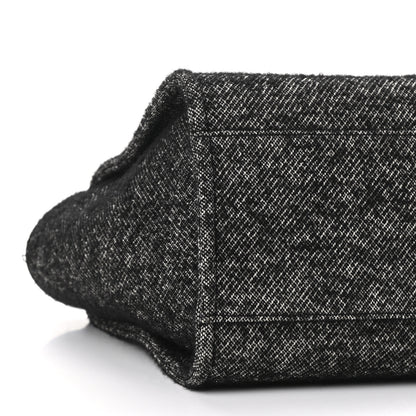 Chanel Mixed Fibers Calfskin Medium Deauville Tote Black 9 of 10
