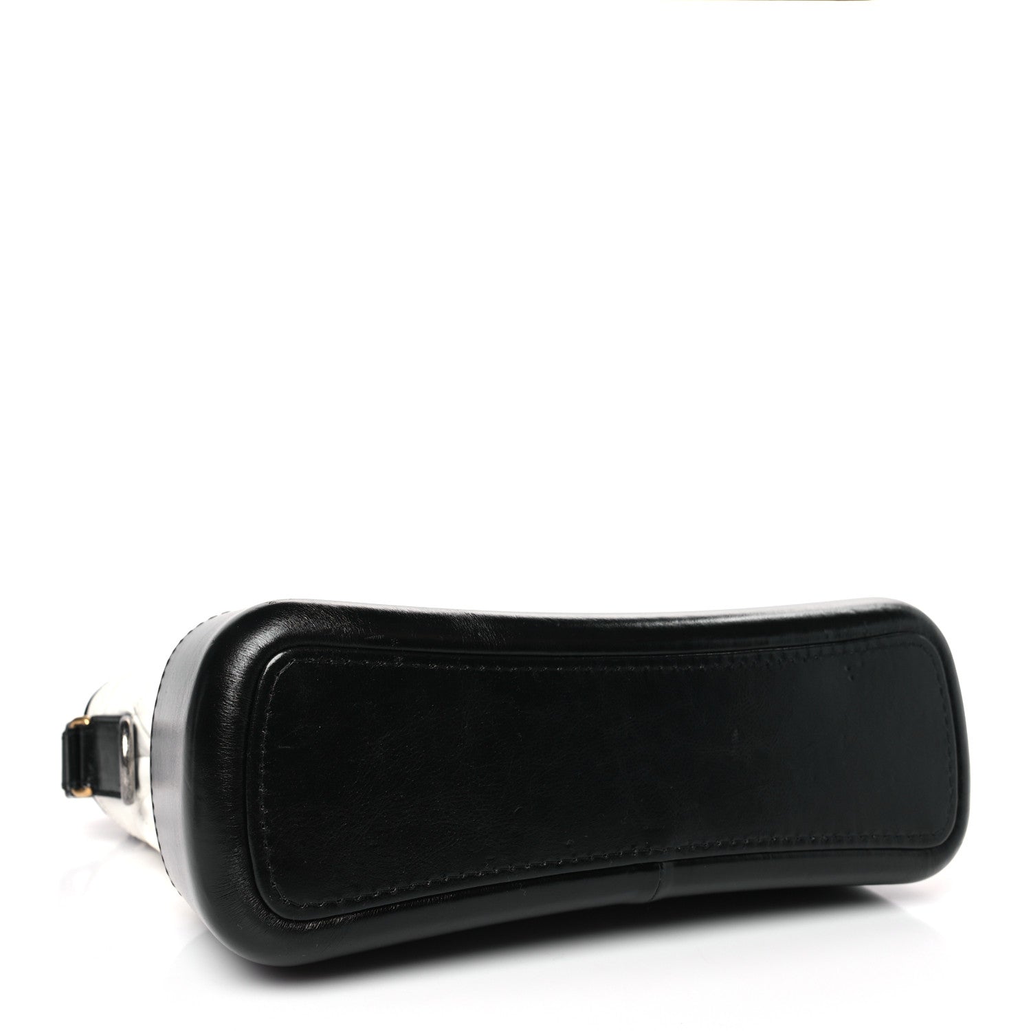 Chanel Aged Calfskin Quilted Medium Gabrielle Hobo Black White 4 of 9