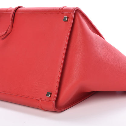 Celine Supple Calfskin Medium Phantom Luggage Vermillion 9 of 9