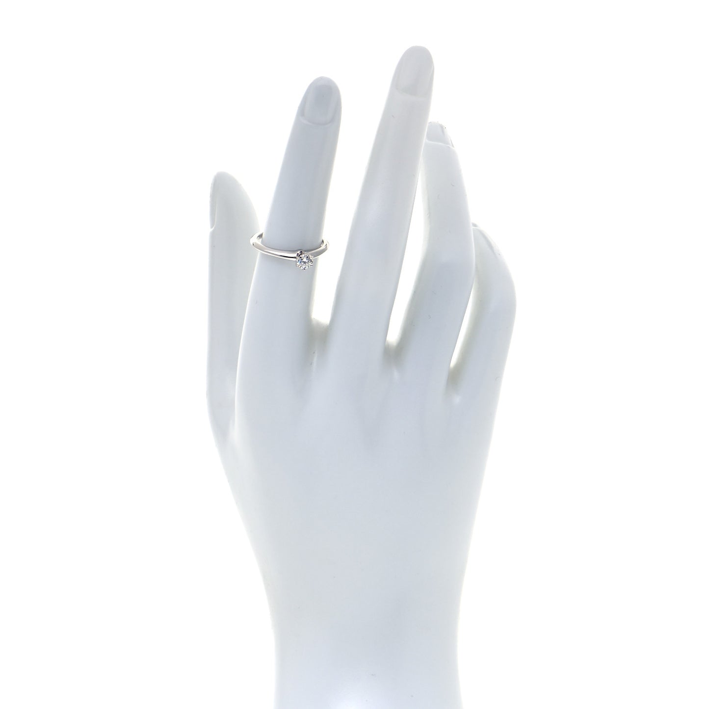 Platinum Diamond .25ct Solitaire Engagement Ring 52 6