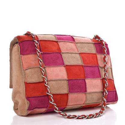 Chanel Suede Patchwork Medium Mademoiselle Flap Multicolor 3 of 11