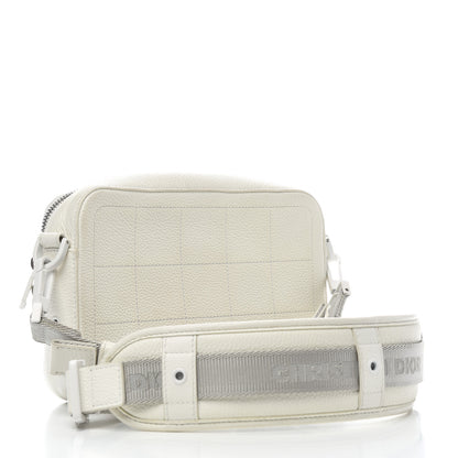 Christian Dior X DANIEL ARSHAM Grained Calfskin Safari Messenger Bag White 2 of 11