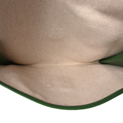 Hermes Courchevel Jige GM Clutch Vert Bengale 5 of 9
