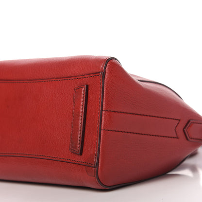 Givenchy Sugar Goatskin Mini Antigona Dark Red 7 of 10
