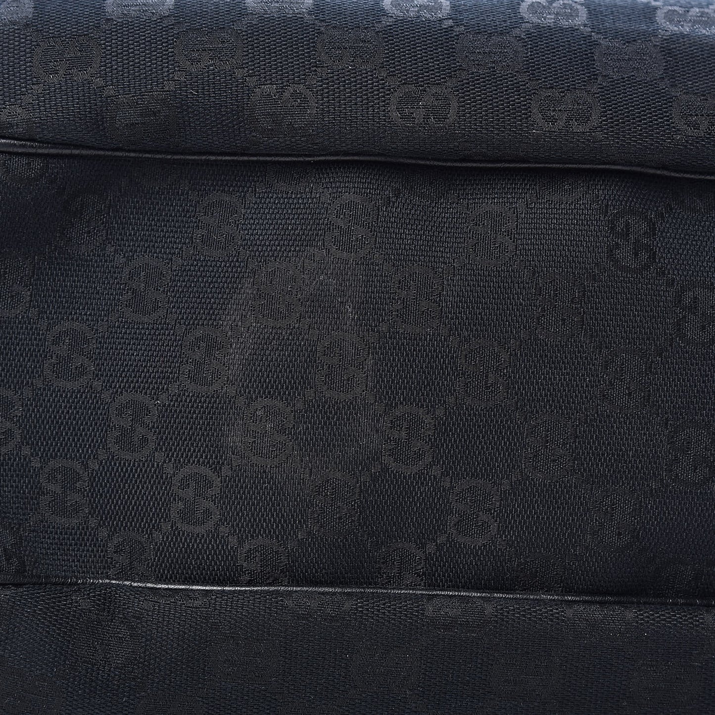 Monogram Large New Ladies Web Hobo Black