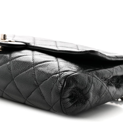 Chanel Caviar Quilted Clutch With Chain Flap Black 10 of 10
