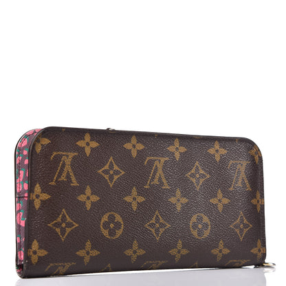Louis Vuitton Monogram Leopard Insolite Wallet Rouge Fauviste 3 of 8
