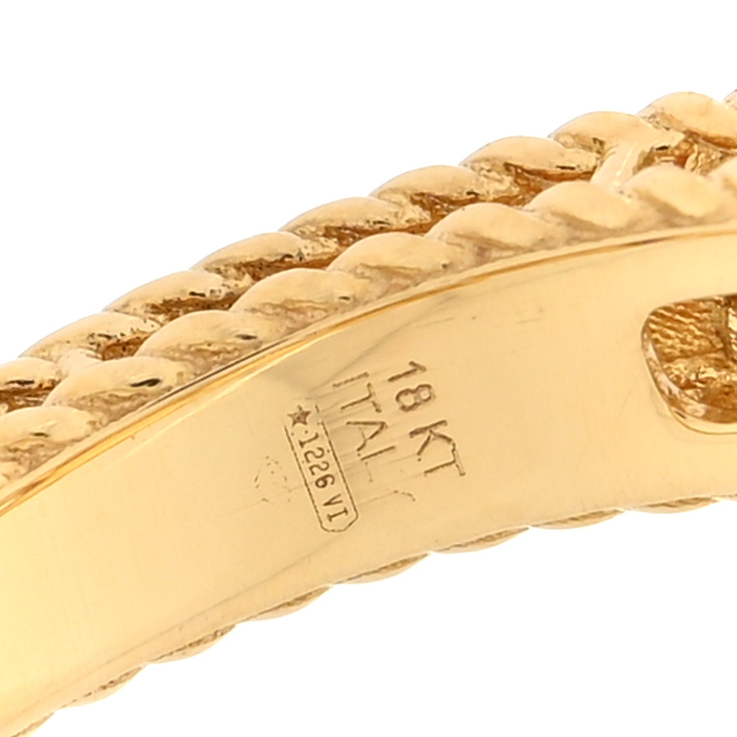 Roberto Coin 18K Yellow Gold Diamond Petite Venetian Princess Flower Ring 51 5.75 4 of 4