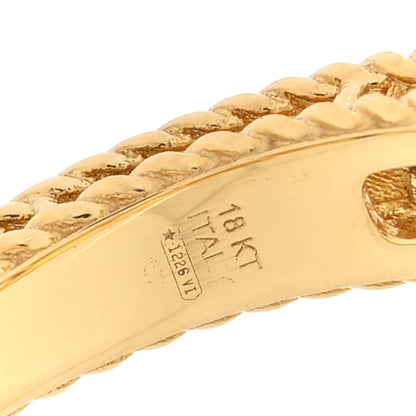 Roberto Coin 18K Yellow Gold Diamond Petite Venetian Princess Flower Ring 51 5.75 4 of 4